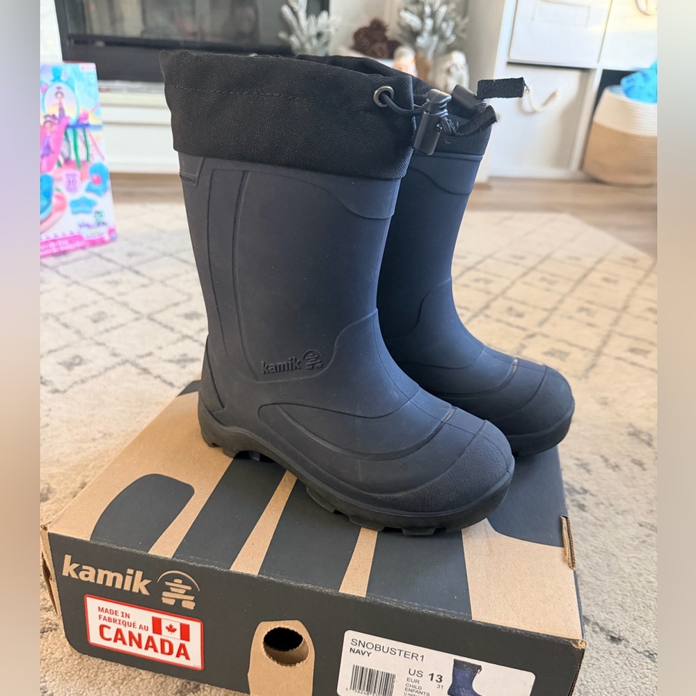 Kamik Navy Snow Boots